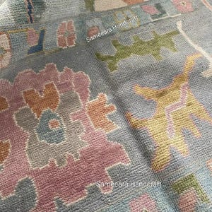 turkish oushak rug 8x10, oushak rug blue, rug 8x10, hand knotted rug 9x112, area rug blue, living area rug 8x10, turkish oushak rug 8x10, turkish oushak rug runner, bedroom rug 8x10, blue and rug, kitchen area rug, vintage area rug, vintage rug 8x10, large size rug 10x14, hand knotted rug, area rug 5x7, hand knotted turkish oushak, customise rug, blue rug 5x7,  customised rug, blue oushak rug,  gift for wife, gift for pet, gifts for birthday, anniversary gifts,