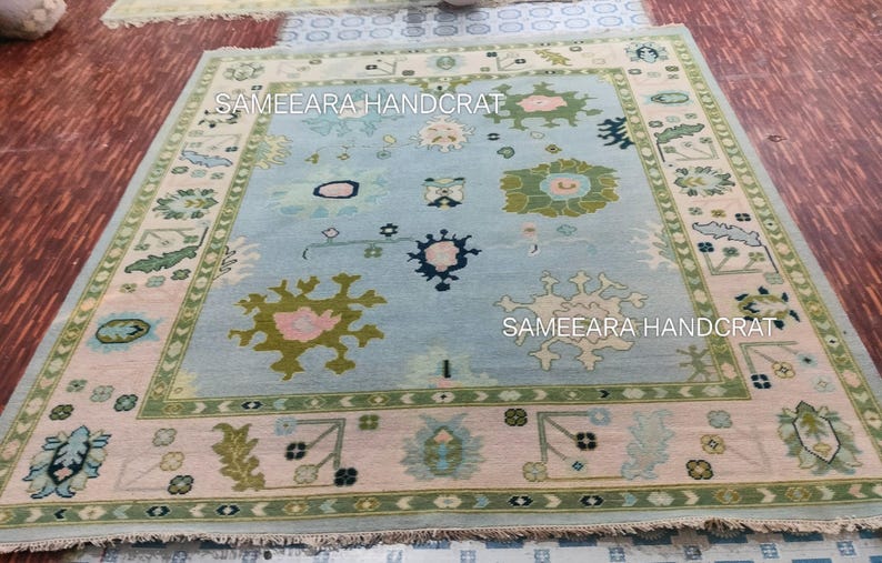 oushak rug for dining room, turkish oushak for dining room, turkish oushak hand knotted,hand knotted rug 9x12, turkish oushak rug 9x12, living area rugs 9x12, rug for living room 9x15, oushak rug blue green, 9x12 turkish oushak,hand knotted rug 9x12, large size rug 9x12, 9x12 oushak rug, hand weaving rug 12x15, personalised gifts. 12x18 rug, turkish oushak 12x16, living area rug 9x16, vintage rug, blue rug runner 2.6x8, wool area rug, distressed oriental rug, blue rug living room, oriental rug,