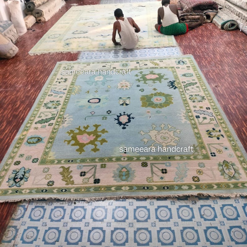 turkish oushak rug 8x10, oushak rug blue, rug 8x10, hand knotted rug 9x112, area rug blue, living area rug 8x10, turkish oushak rug 8x10, turkish oushak rug runner, bedroom rug 8x10, blue and rug, kitchen area rug, vintage area rug, vintage rug 8x10, large size rug 10x14, hand knotted rug, area rug 5x7, hand knotted turkish oushak, customise rug, blue rug 5x7,  customised rug, blue oushak rug,  gift for wife, gift for pet, gifts for birthday, anniversary gifts,