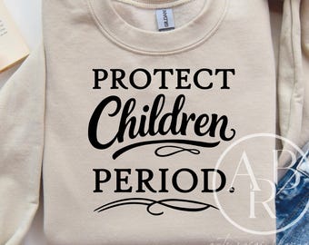 Periodo di protezione dei bambini. svg png / Anti Pedo Epstein Files / Attivismo politico Svg / Design di protesta svg png