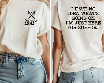 Frasi divertenti per mamme di lacrosse su entrambi i lati svg png / Mamma supporta i bambini nello sport svg /