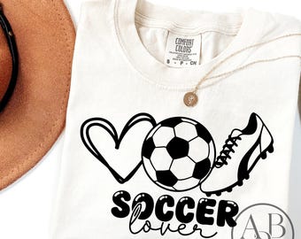 Fußball-Liebhaber svg | Sport svg | Fußball svg | Digitale Downloads | png | Fußball Sport Liebhaber svg | Stollen svg | Herz svg