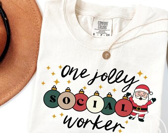 Eine lustige Sozialarbeiterin svg | Sozialarbeiter png | Frohe Weihnachten png | Weihnachten Sozialarbeiter png svg | Cricut | Digitale Downloads