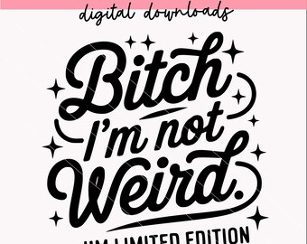 Citazioni divertenti, sarcastiche e impertinenti svg / Download digitali /