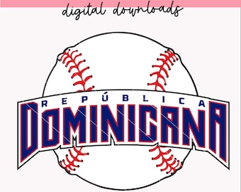 Team Dominikanische Republik Baseball Design svg png | Republika Dominicana Beisbol svg | Sport svg |