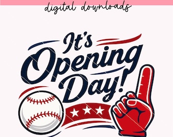 Es ist Eröffnungstag SVG | Baseball Saison Shirt Design | Spiel Tag SVG | Sportfan Cricut Datei png dxf | Baseball png | Sport svg