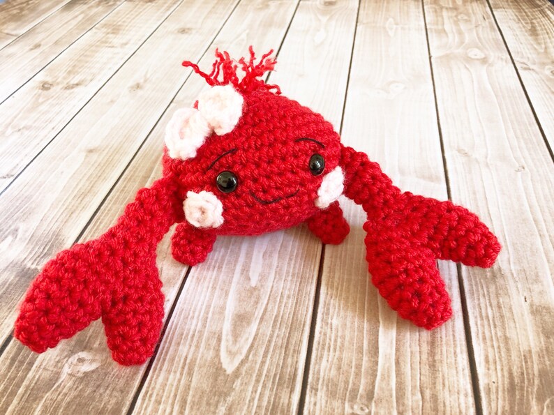 Crab Plush Toy/Crab Doll/Crabbie Toy/Crochet Baby Etsy