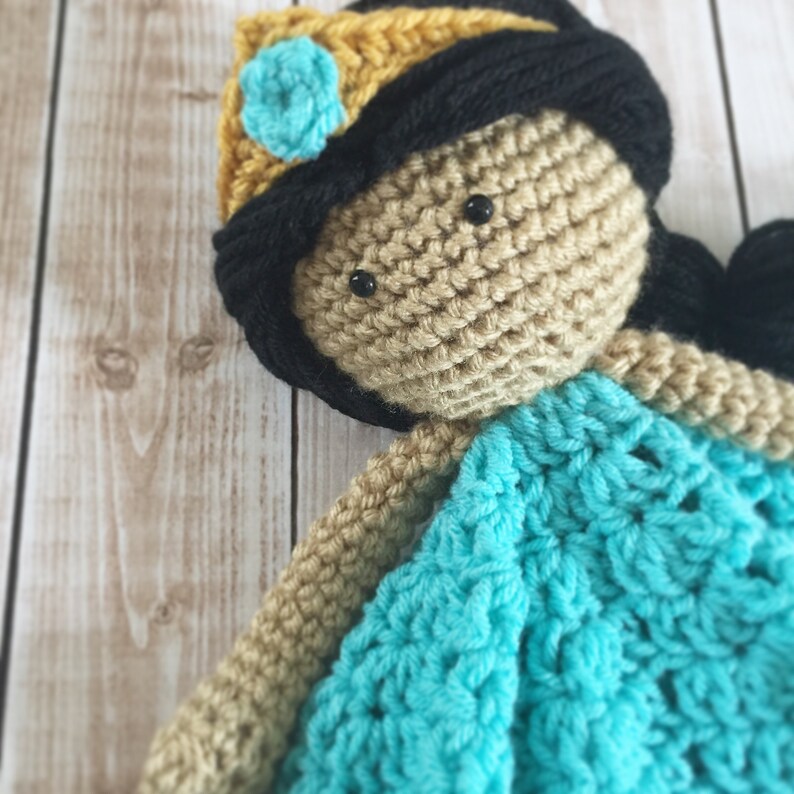 Jasmine Inspired Lovey/ Security Blanket/ Stuffed Toy/ Plush Etsy