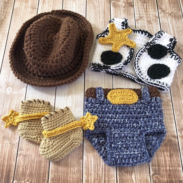 Woody From Toy Story Inspired Costume/crochet Woody Hat/cowboy