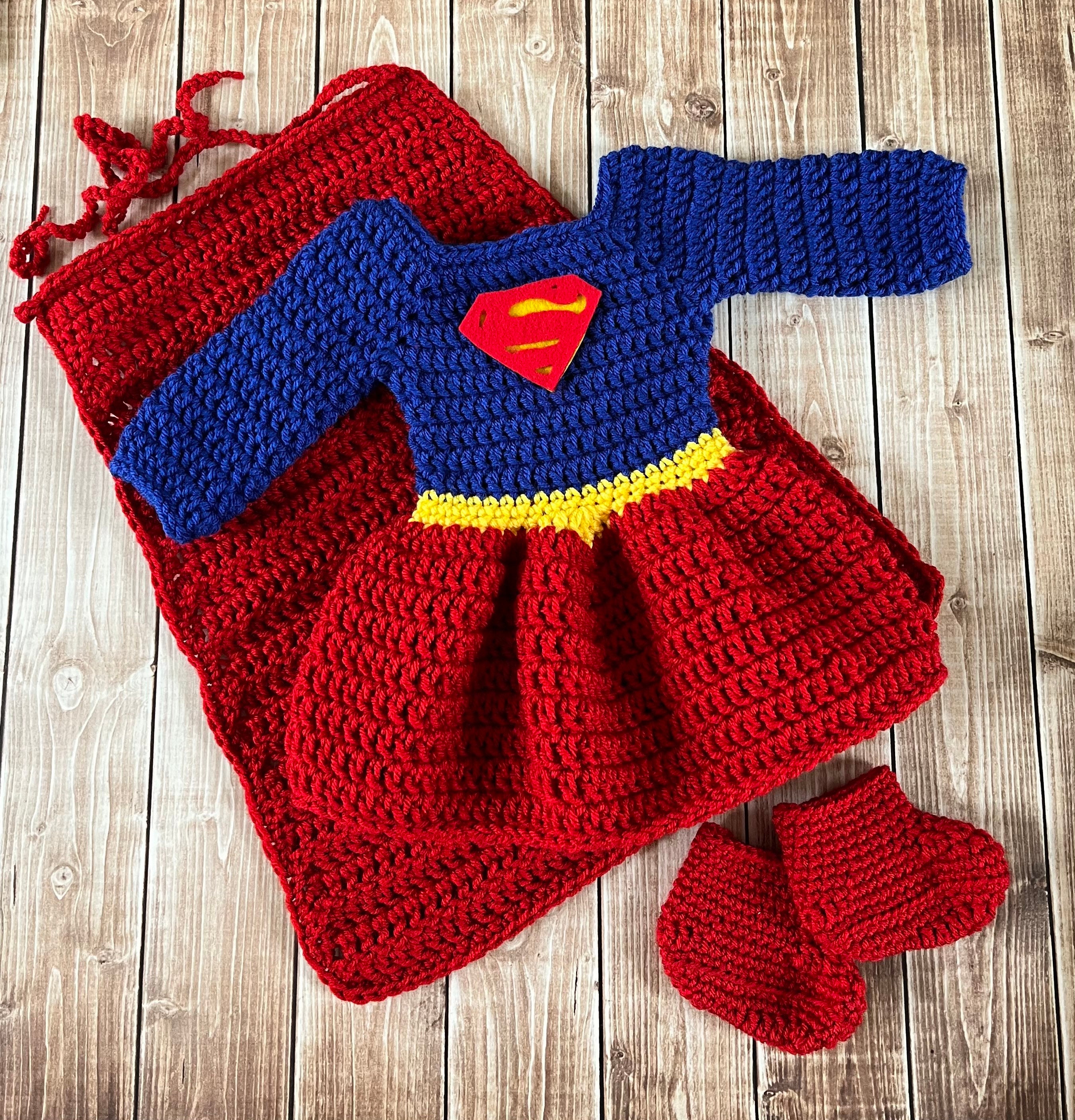 Supergirl top baby outfit