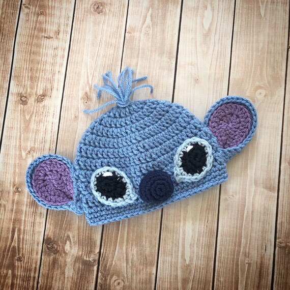 Lilo and Stitch Inspired Hat/ Crochet 