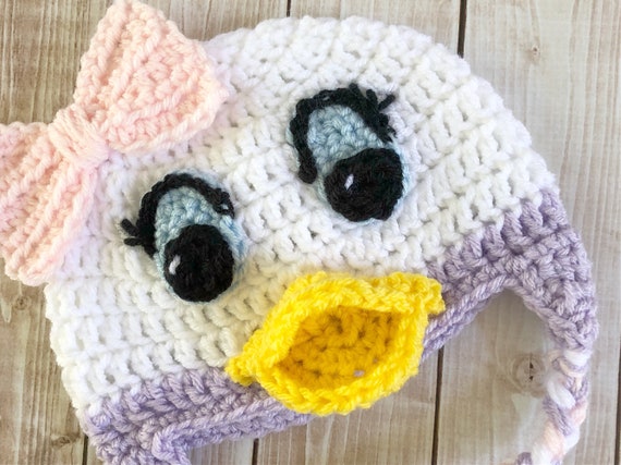 Daisy Duck Inspired Hat/ Crochet Daisy 