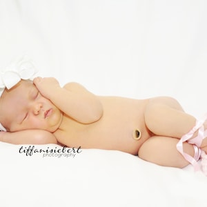 Ballet Shoes Baby Booties/Baby Shoes/Soft Shoes/Shoes in Pale Pink with Ribbon Ties Available in 0 to 24 Months Size- MADE TO ORDER