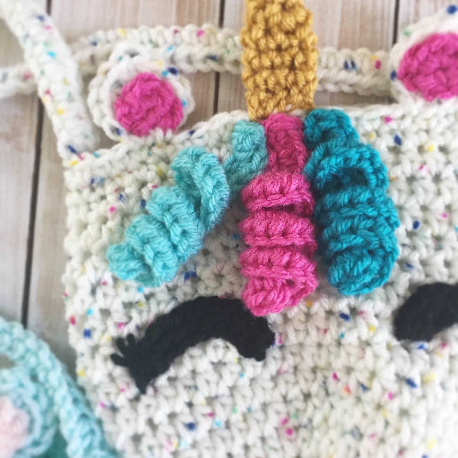 Unicorn Purse Tote/unicorn Purse/crochet Unicorn Purse Handbag/toddler