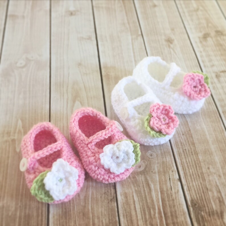 Mary Jane Baby Booties/baby Shoes/soft Shoes in Baby Pink Etsy