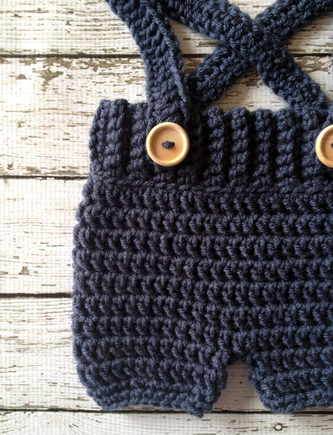 Crochet Baby Shorts/pants With Suspenders Diaper Cover in Etsy