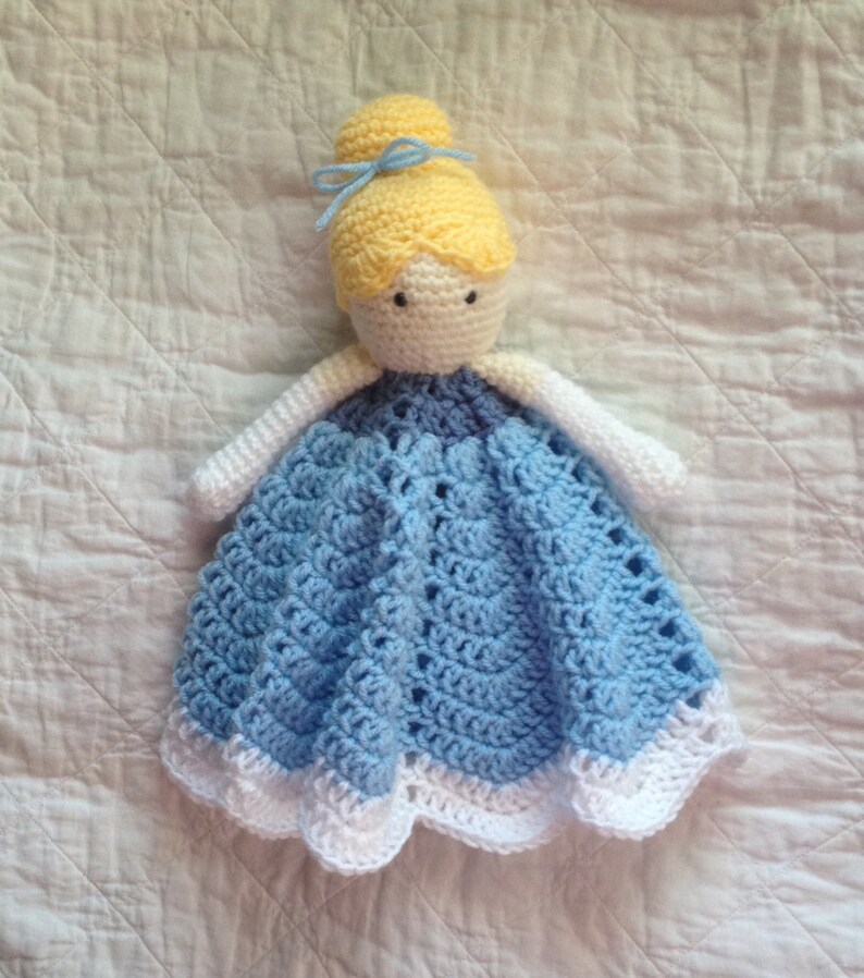 Princess Lovey/ Security Blanket/ Plush Doll/ Stuffed Toy Etsy