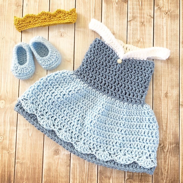 crochet aurora dress Ravelry: Aurora Princess Amigurumi pattern by Chiara Cremon