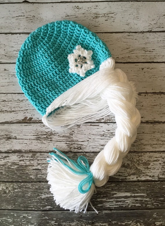 Elsa Inspired Hat/ Crochet Anna 