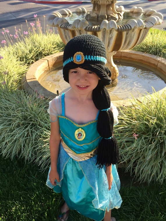 Princess Jasmine Inspired Hat/ Crochet 