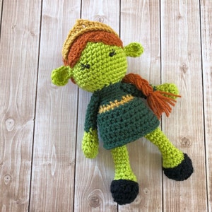 Princess Fiona from Shrek Inspired Doll/Fiona Doll/Soft Toy Doll/ Plush Toy/ Stuffed Toy Doll/ Amigurumi Doll/ Baby Doll MADE TO ORDER image 5