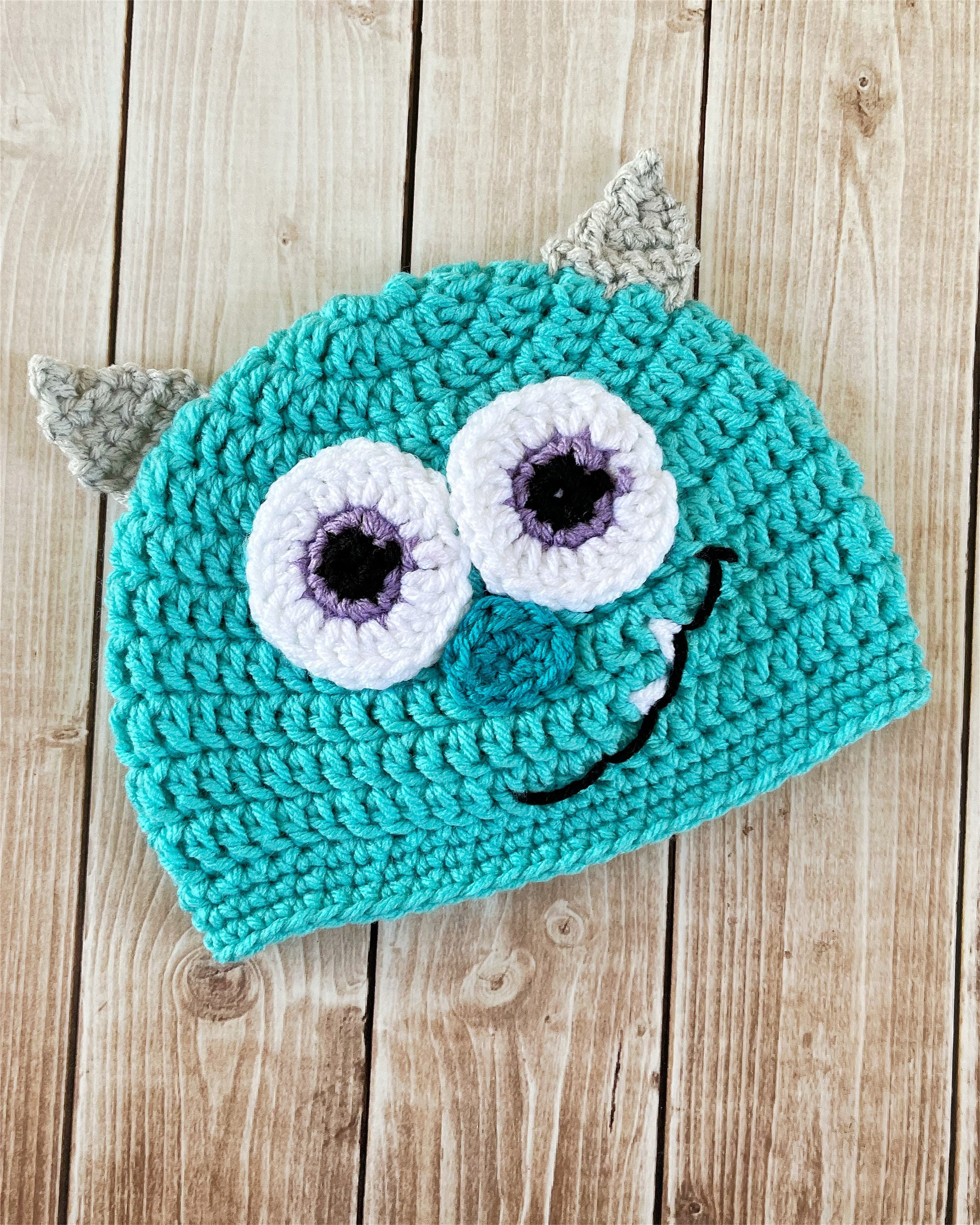 Sully Monsters Inc Inspired Hat/ Crochet Sully Hat/ Available in
