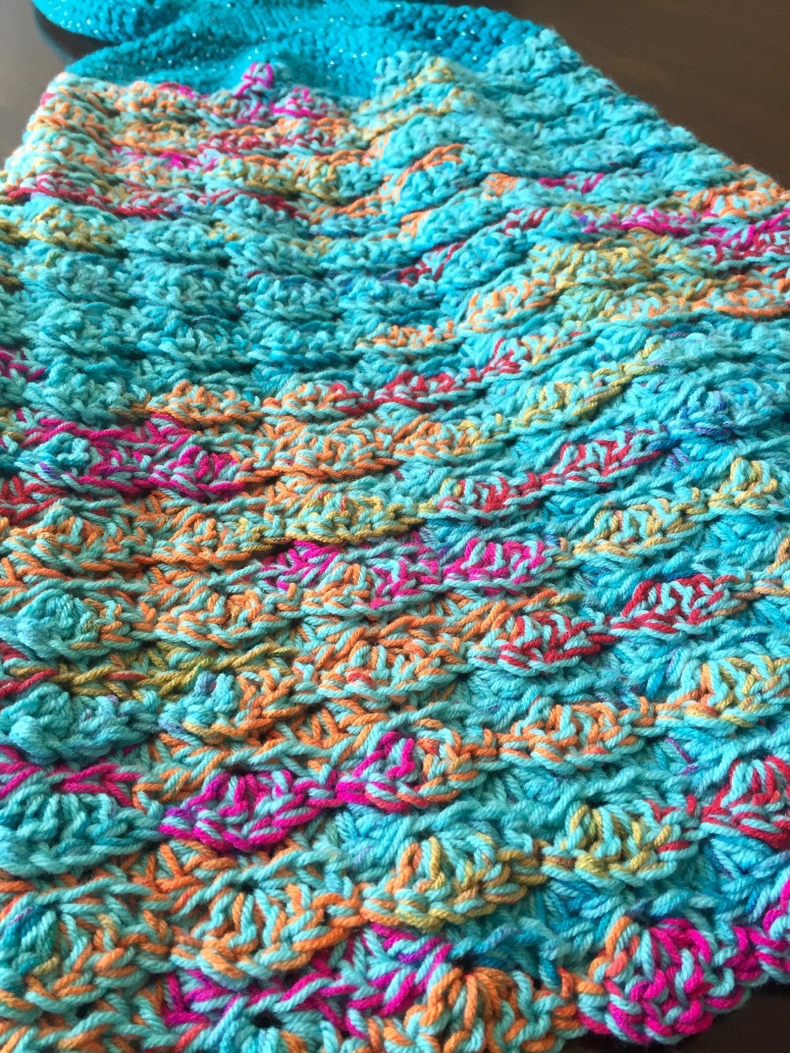Mermaid Tail Blanket/ Mermaid Tail Afghan/ Mermaid Blanket/ Etsy