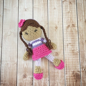 Doc McStuffins Inspired Doll/ Doc McStuffins Doll/Soft Toy Doll/ Plush Toy/ Stuffed Toy Doll/ Amigurumi Doll/ Baby Doll-  MADE TO ORDER