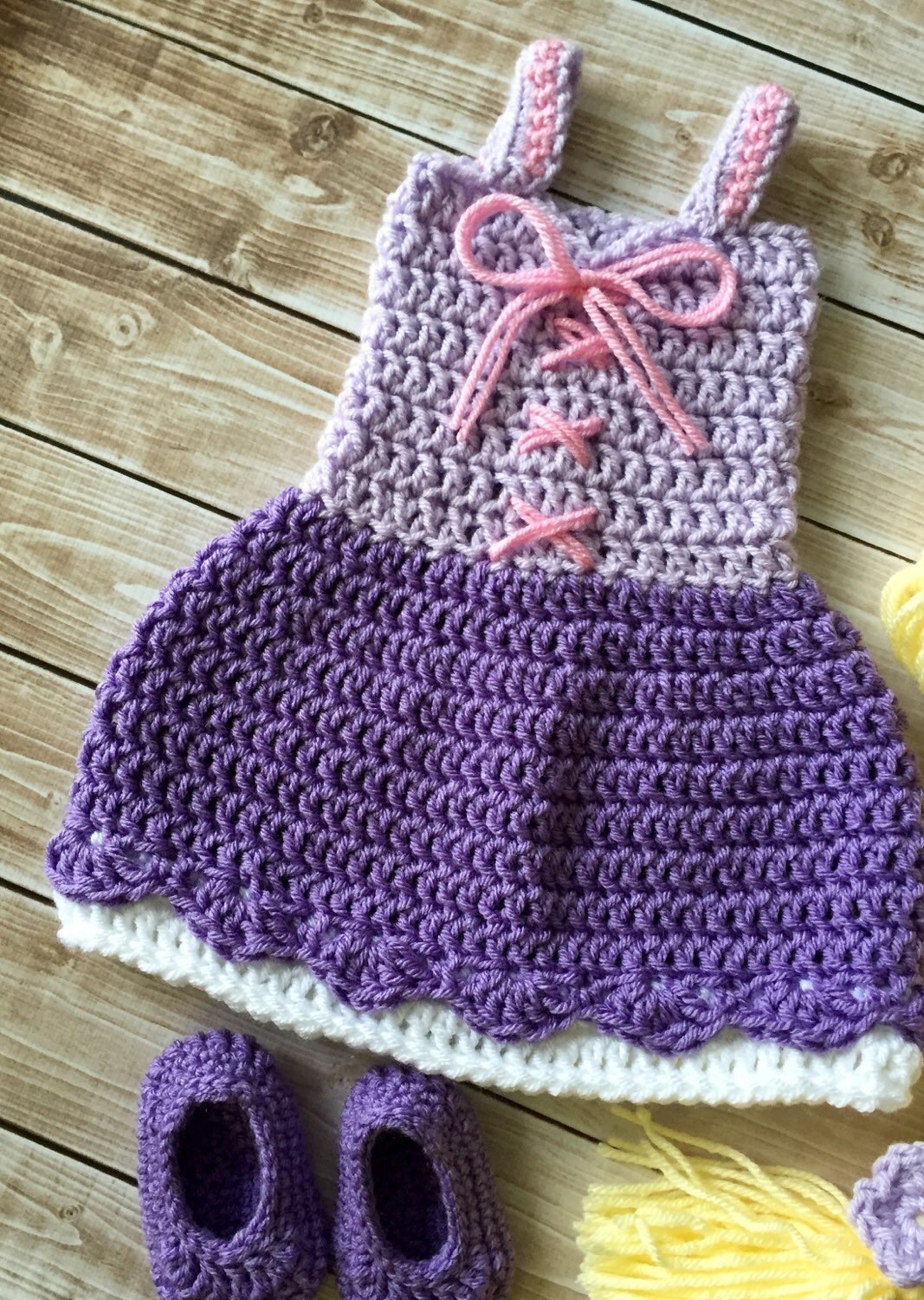 crochet rapunzel dress