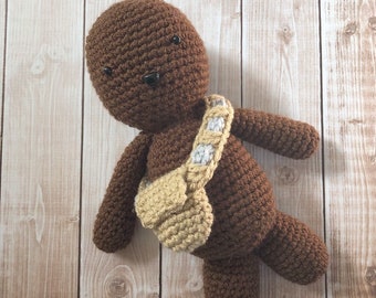 Chewbacca Star Wars Inspired Doll/Chewbacca Toy/Plush Toy/ Stuffed Toy / Soft Toy/Amigurumi Toy-  MADE TO ORDER