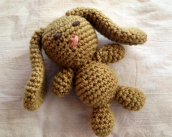 Mini Bunny Plush Toy/ Easter Bunny/ Mini Bunny Photo Prop/ Photography Prop/ Stuffed Toy / Soft Toy/Amigurumi Toy-  MADE TO ORDER