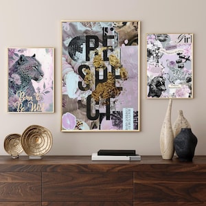 Cheetah Leopard Print Poster: Fashion Wall Art (Digital Download)