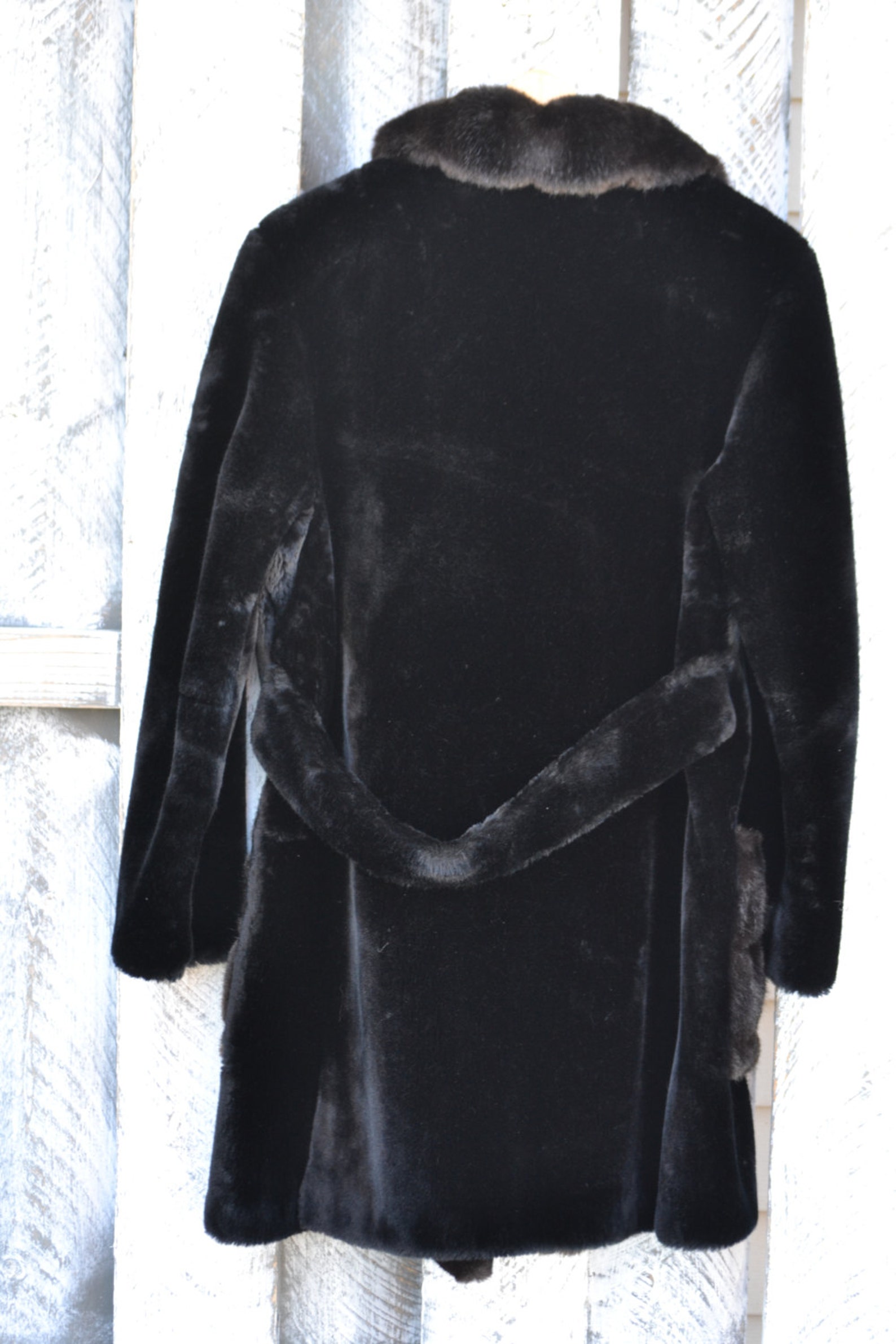 Women's Faux Fur Black & Brown Borgana Styled by Fairmoor - Etsy