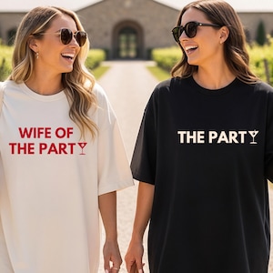 Wife Of The Party TShirt - Bride to be gift,  Engagement party gift, Bachelorette Party Group tees, Bride Tee, Funny bride top, Bride tribe