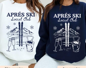 Vintage Apres Ski Girls Weekend Sweatshirt, Apres Ski Sweatshirt, Apres Ski Sweater, Winter Sports Sweatshirt, Vintage Retro Ski Crewneck