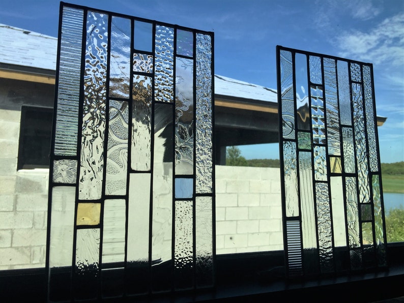 French Door Stained Glass Inserts Custom Etsy