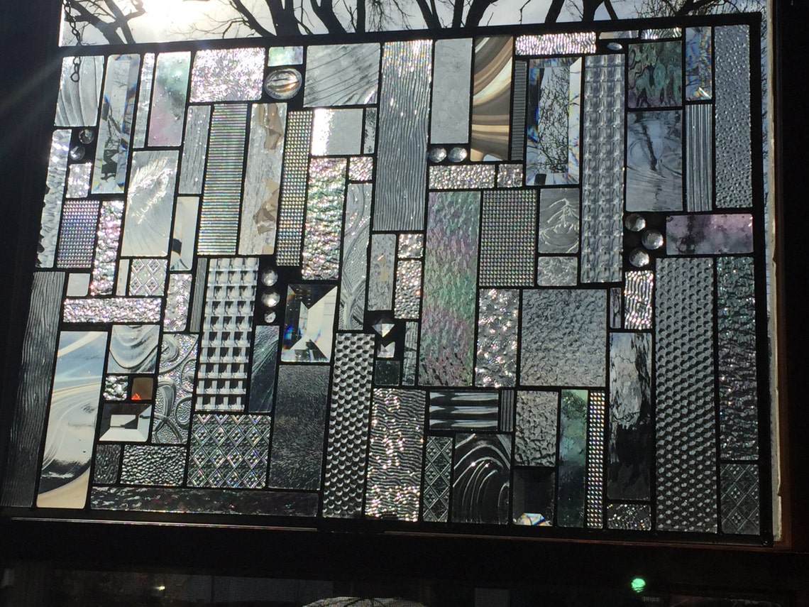 Stained Glass window Curtains Etsy