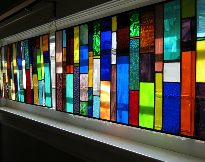 Stained Glass Transom Custom Order Especially for YOU Etsy