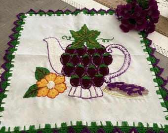 Hand embroided tortilla warmer