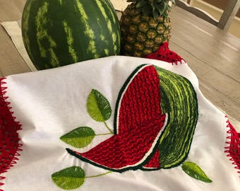 Servilleta para tortillas bordada