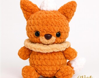 Amigurumi Fox Crochet Pattern, Plush Toy Tutorial (PDF Download)