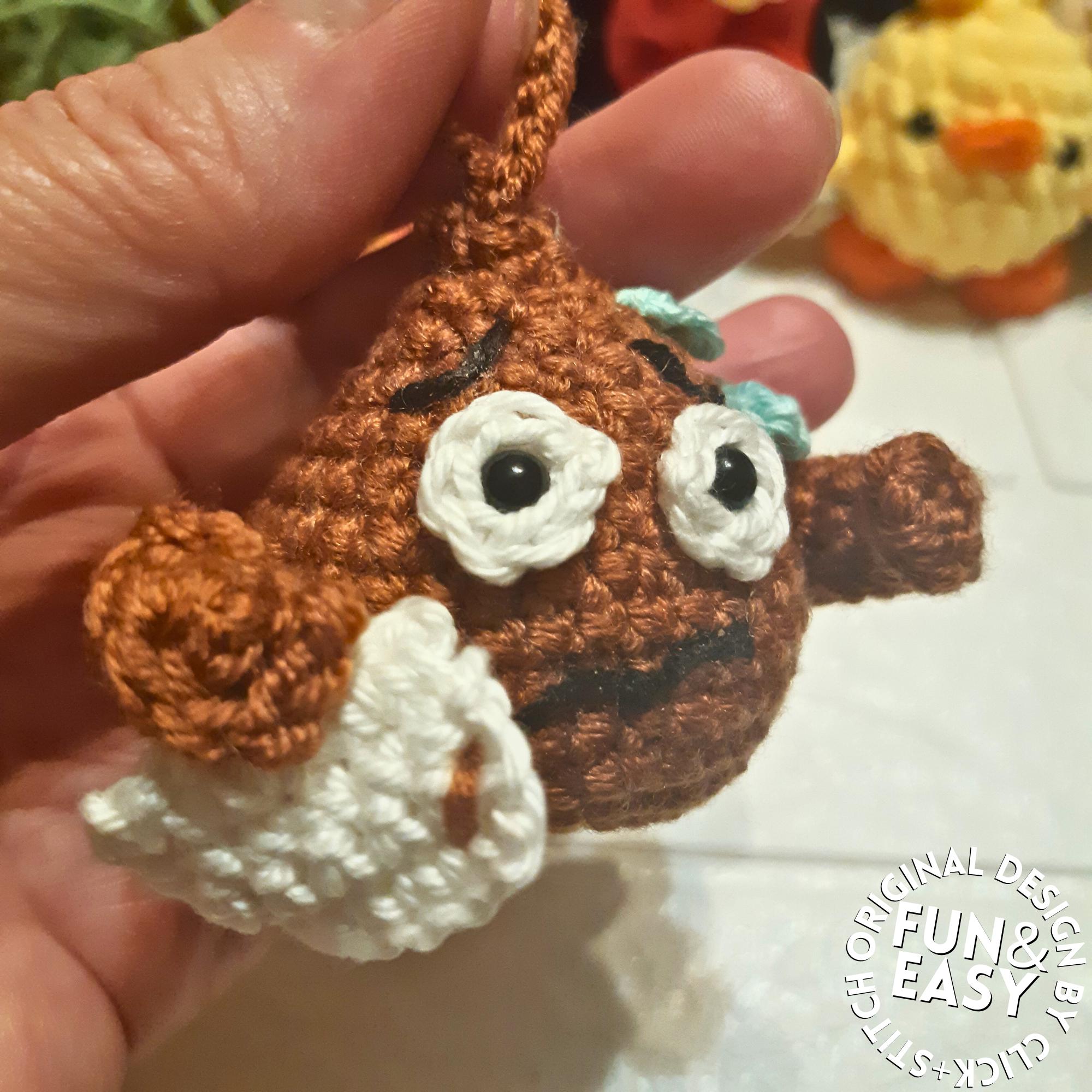 Mini Poop Crochet Toilet Paper & Apologetic Poop Crochet Pattern – Funny Amigurumi Pair ...
