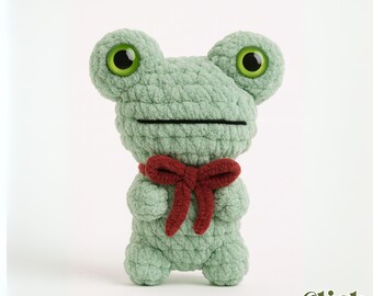 Frog Plushie Crochet Pattern PDF | Amigurumi Plush | Easy Beginner | Digital Download