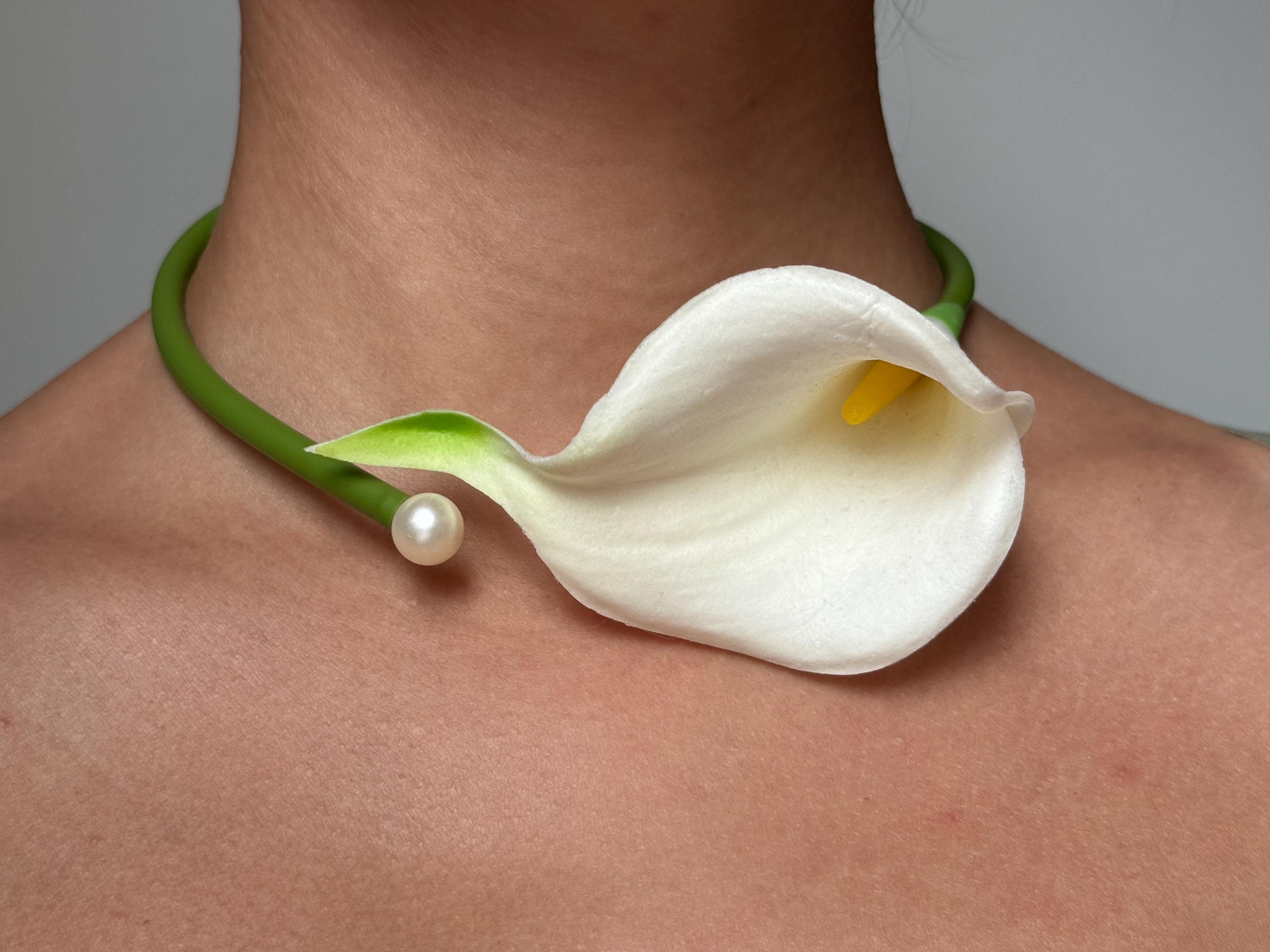 Calla Lily Choker - Etsy