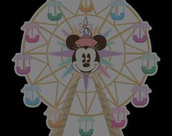 Disney Ferris wheel print cutout Mikey and minnie png