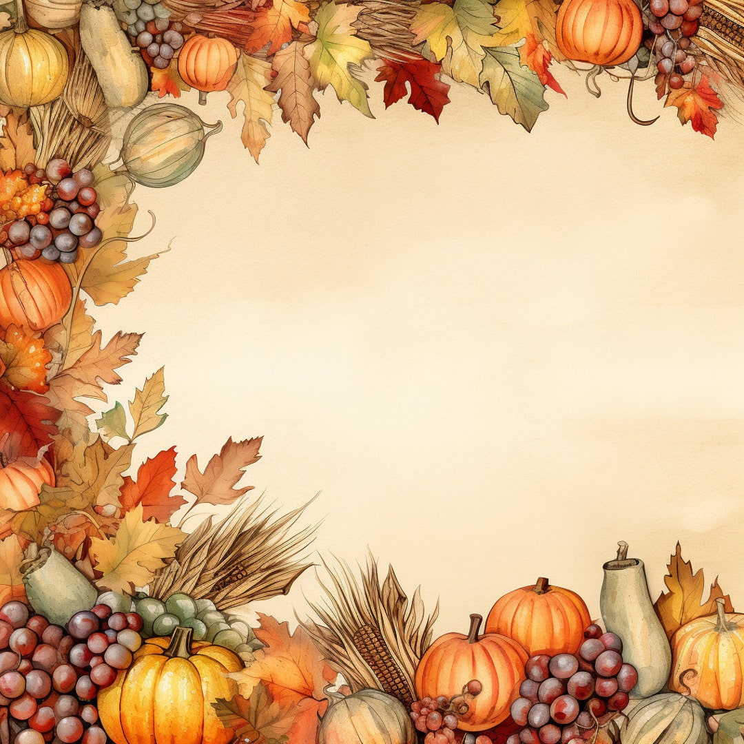 12x12 Fall Harvest Printable Pages 14 Pages - Etsy