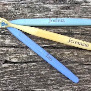 Name Your Brush! Custom Toothbrush Gift Perfect for Families, Dorms, or Trips.