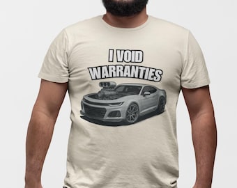 Funny Car Enthusiast T-Shirt: I Void Warranties Humor Tee