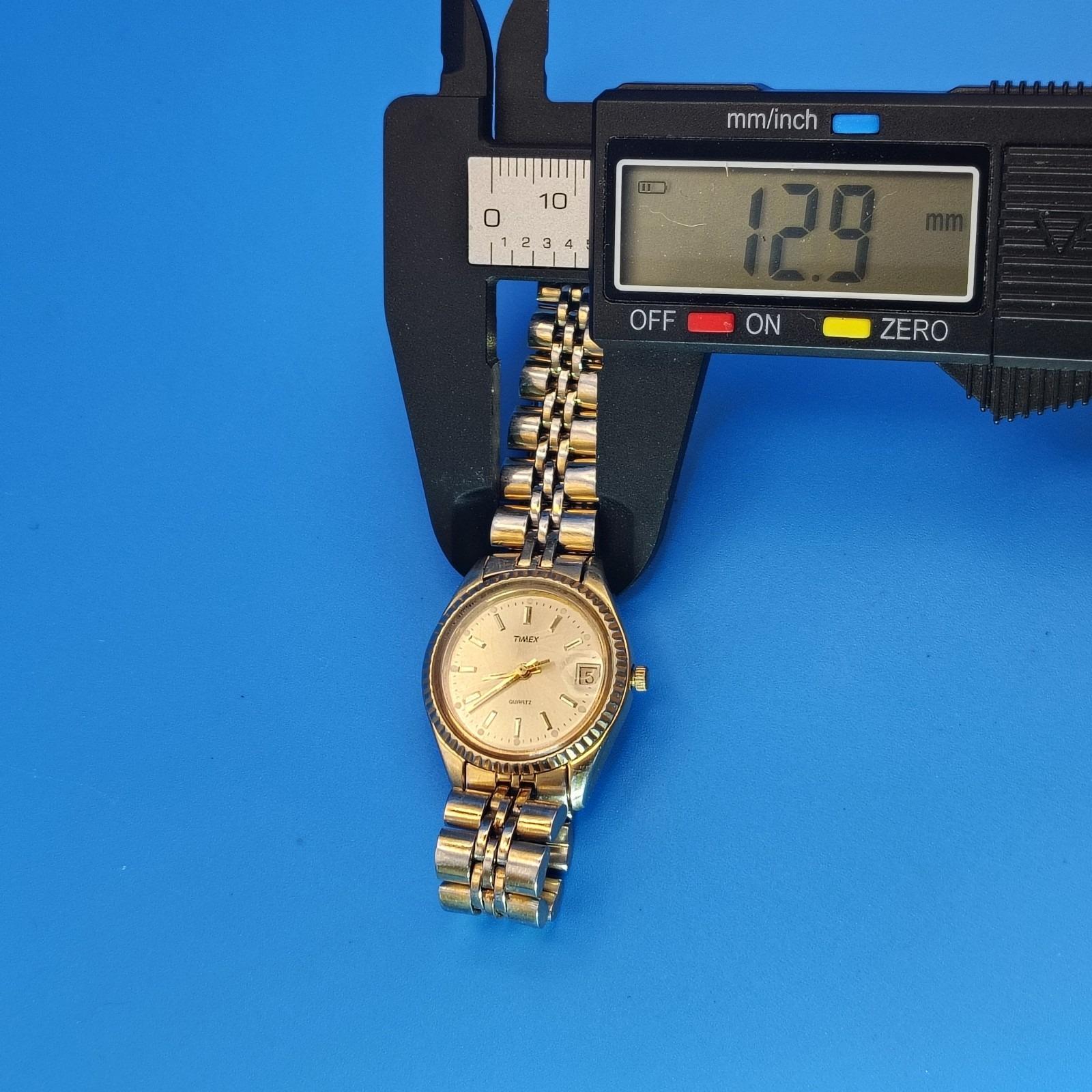 Vintage 1992 Timex Presidential Date 24mm‎ Women\'s Quartz Watch Sunburst Dial Vintage 1992 Timex Presidential Date 24mm Women main image 4