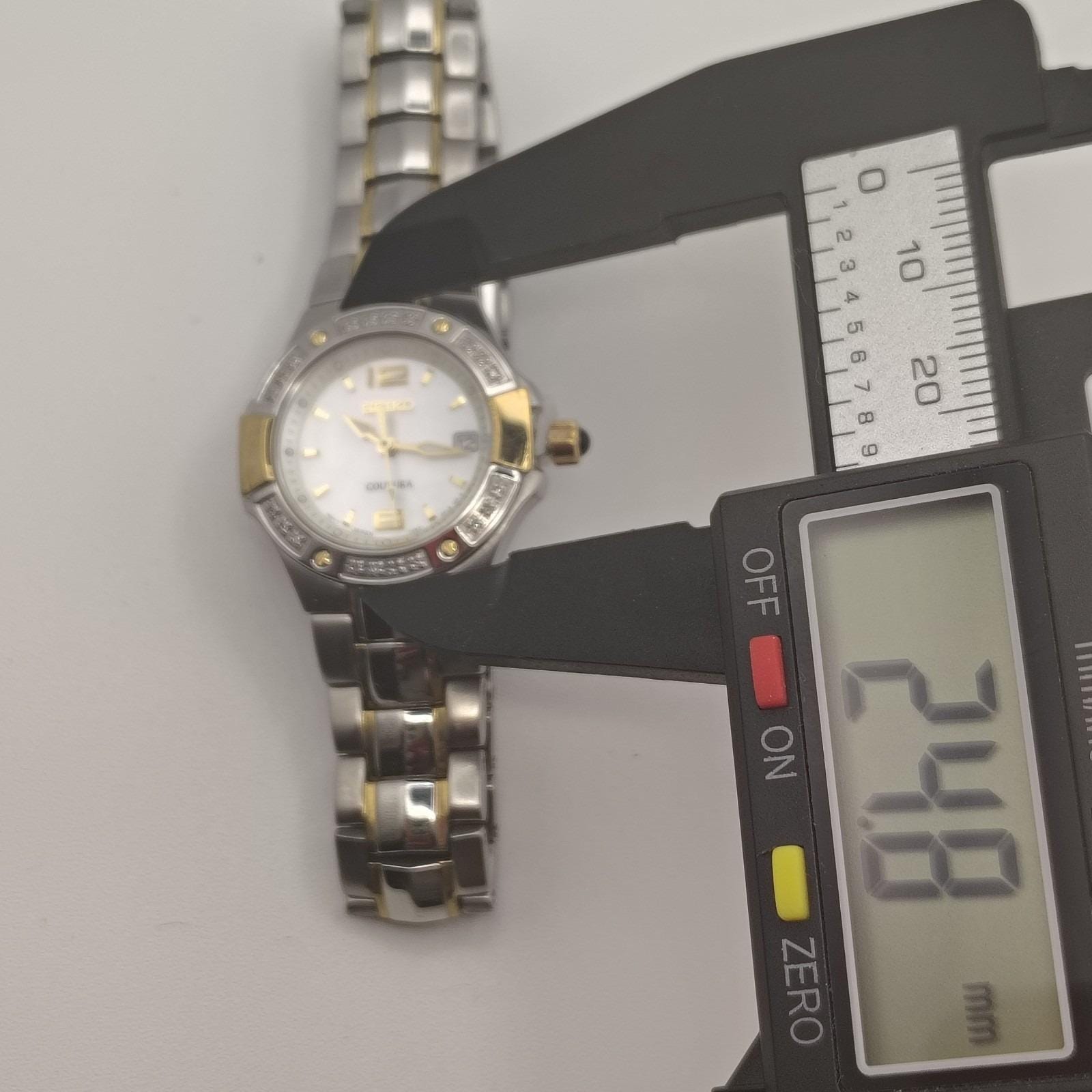 Vintage 2006 Seiko Coutura Solar Genuine Diamond Japanese‎ Women\'s Quartz Watch Vintage 2006 Seiko Coutura Solar Genuine Diamond Japanese  main image 2